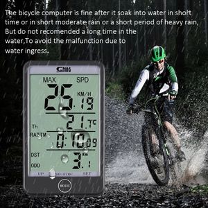 Impermeabile tachimetro bici digitale ciclismo contachilometri e cronometro con retroilluminazione Display LCD bicicletta <span class=keywords><strong>Computer</strong></span> - Product Image 4