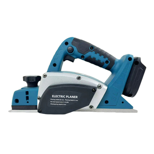 Raboteuse à bois industrielle portable robuste 18V sans balais sans fil en acier pour charpentier et construction - Product Image 4