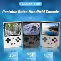 La plus récente console de jeu portable ANBERNIC RG35XX PLUS prend en charge l'écran IPS de 3.5 pouces HDM TV 64 Go + 128 Go ANBERNIC RG35XX