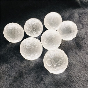 Lunas <span class=keywords><strong>de</strong></span> cristal talladas a mano, <span class=keywords><strong>luna</strong></span> <span class=keywords><strong>de</strong></span> cuarzo transparente, negra, obsidiana, planeta realista, Bola <span class=keywords><strong>de</strong></span> <span class=keywords><strong>Luna</strong></span> para Decoración - Product Image 3