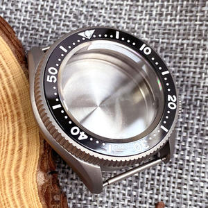 <span class=keywords><strong>SKX013</strong></span> titane ou acier 3.8 SKX Mod 37mm boîtier de montre pour GMT NH34 NH35 NH36 NH38 ETA 2824 PT5000 ST2130 120 clics lunette céramique - Product Image 4