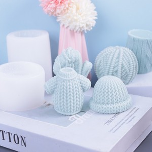 Yarn Ball Silicone <b>Mold</b> For <b>Candle</b> Cake Jelly Making Christmas Decoration Transparent White Customizable Shape - Product Image 1