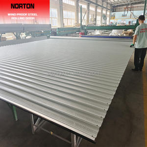Norton 8x7 Barato Aço <span class=keywords><strong>Roll</strong></span> up Porta Container Metal Roller Shutter Garagem Portas para Armazém - Product Image 5