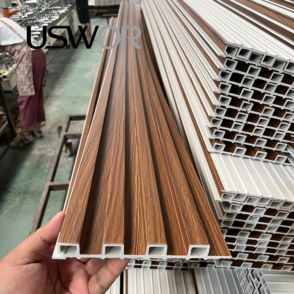Waterproof Pvc Cladding Modern Eco-Friendly WPC PVC Panels Traditional Style TV Background Wall ...