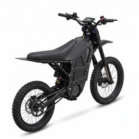 Moto électrique puissante 22KW EMoto MD-6X, pneus tout-terrain de 18 pouces, double suspension, moteur central, moto électrique
