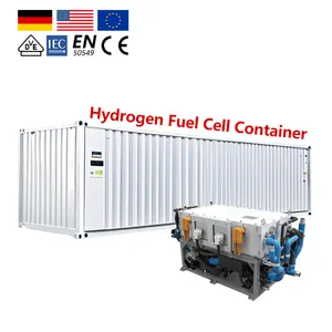 High quality containerized water electrolysis hydrogen plant for hydrogen fueling station