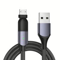 Câble de charge USB à 180 degrés, prix d'usine, charge rapide 3A, câble USB pour téléphone