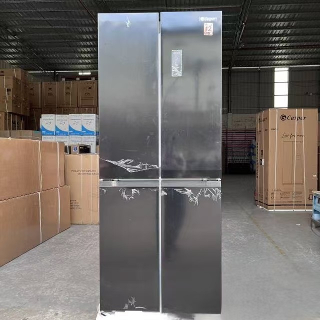 X Low Price New Inventory 450L Four Door Household Refrigerator, Direct Cooling Large Refrigerator