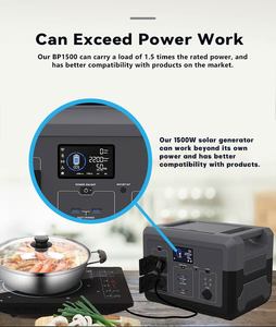 สถานีพลังงานแสงอาทิตย์แบบพกพา 300W-3000W 5000W คลื่นไซน์บริสุทธิ์ พร้อมตัวควบคุม MPPT แบตเตอรี่สำรองฉุกเฉิน สำหรับรถยนต์ - Product Image 4