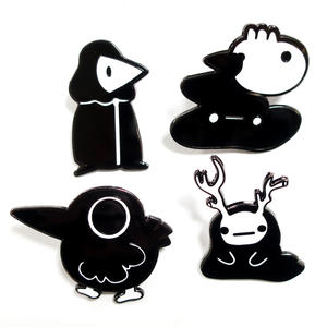 Hochwertige benutzer definierte Horror Emaille <span class=keywords><strong>Pin</strong></span> Abzeichen Frauen Brosche Anstecknadel Kleidung Accessoires - Product Image 4