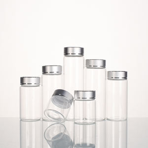 Provetta da Laboratorio in Vetro Borosilicato Ru <span class=keywords><strong>Sta</strong></span> Best Seller, Diametro 37mm, Capacità 20ml-180ml, con Coperchio Argentato - Product Image 1