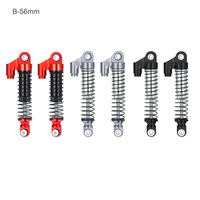 Amortisseur à huile en alliage métallique, 56mm, 4 pièces, pour pièces de voiture RC T97074 1/18
