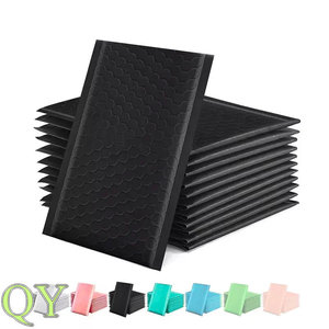 QY Custom Black Poly Bubble Mailers <b>Padded</b> Shipping Packaging Bags Bubble Envelope for Mailing - Product Image 6