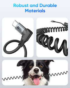 SUNGUY <b>Type</b>-<b>C</b> 60W 3A Fast <b>Charging</b> Data <b>Cable</b> Aluminum <b>USB</b> Power <b>Cable</b> Charger Retractable for Mobile Phone Laptop Car - Product Image 5