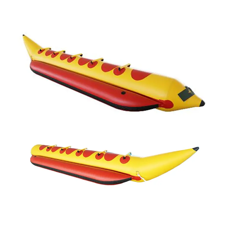 New Trendy 3 persone Banana Boat gonfiabile gonfiabile acqua banana jet boat bambini barca elettrica con Kit di riparazione