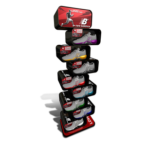 Retail advertising custom shoe display box acrylic stand