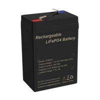 Panneau solaire Rechargeable Lifepo4, Lithium fer Phosphate, 6V, 2,5 ah, 4ah, 4,5 ah, 5ah, 6ah, pour remplacer une batterie 6V