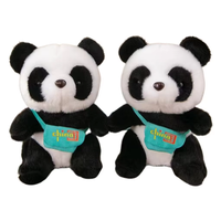 Peluche panda personnalisé super doux en coton PP avec design personnalisable couette d'anniversaire certifiée CE/CPC/ASTM