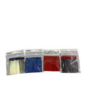 Ensemble de 4 grattoirs à mastic en plastique avec lame en acier intégrée, spatules multi-tailles 50/80/100/120 mm pour le retrait de colle et de <span class=keywords><strong>papier</strong></span> <span class=keywords><strong>peint</strong></span> - Product Image 3