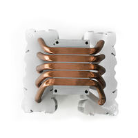 Refroidisseur CPU PWM haute performance 120 mm, conception micro-convexe 3W, cuivre et aluminium pour le refroidissement du boîtier d'ordinateur - Garantie de 4 ans