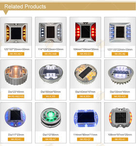 Устойчивая система контроля 360 градусов, пластиковый дорожный маркер кошачий глаз на солнечной батарее - Product Image 6