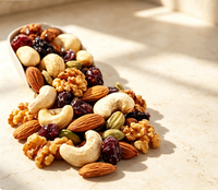 Amandes dures sucrées HALAL, mélange de noix et fruits secs, emballage personnalisé, collations à base de noix, prix de gros, produit phare 2026, OEM/ODM