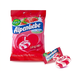 ราคาที่แข่งขันได้ Alpenlieb ลูกอมรสสตรอเบอร์รี่แข็ง 45bagsx115.5g ผู้จัดจําหน่ายผลิตภัณฑ์ขนมส่งออกจากเวียดนาม - Product Image 1