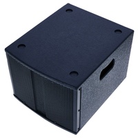Subwoofer Pasivo Profesional de 300W y 8 Pulgadas, Caja de Madera, Crossover, Conexión XLR de Salida e Entrada, Pintura Negra, Bocina, Parlante
