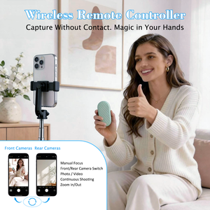 Draadloze afstandsbediening met lange reikwijdte (10m) voor TikTok, automatische pagina-omslager, camera-afstandsbediening, selfie voor mobiele telefoon, tablet en livestreaming - Product Image 3