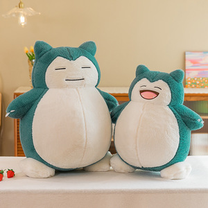Boneka Pokemon Snorlax Plushie Impor, Boneka Tidur Peluk, Hadiah Mesin Cakar, Grosir Perdagangan Luar Negeri, Isi Kapas PP - Product Image 2