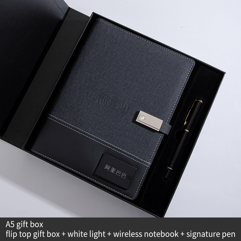 Gris foncé sans fil et lumière LED blanche et USB 16 Go