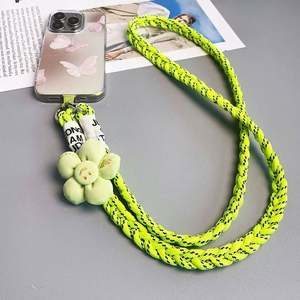 Lanière de téléphone en corde à sangle de style designer DeFlower longue chaîne diagonale durable chaîne de bandoulière de téléphone portable chaîne de sac pour écouteurs - Product Image 5