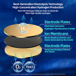 زجاجة مياه هيدروجينية عالية الجودة بتقنية SPE/PEM، نقاء الهيدروجين >99.99%، متوافقة مع USB والسيارة، سعة 420 مل - Product Image 4