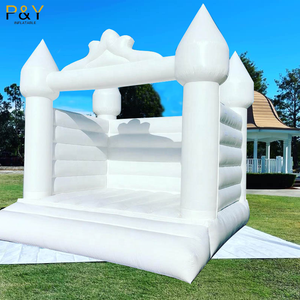 Castello Gonfiabile Commerciale Bianco 13x13 per Matrimoni, Casa Rimbalzante Gonfiabile in Vendita - Product Image 6