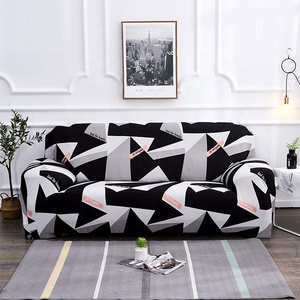 Stampato Fodera Divano <span class=keywords><strong>Set</strong></span> Stretch Divano Mobili Copertura di Protezione Con Cinghie Elastiche Per La Sedia Divano a Due Posti Lavabile Divano Copre - Product Image 1