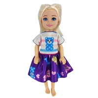 Vente Flash en Gros : Ensemble d'Accessoires de Jouets DIY pour Poupées GUDA 14cm à l'Échelle 1:12 - Tenue de Princesse (Poupées Non Incluses)