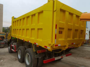รถบรรทุกมือสอง HOWO TX 6*4 ระบบขับเคลื่อน 10 ล้อ รถบรรทุกหนักสำหรับงานเหมือง ก่อสร้าง ขนส่ง บรรทุกได้ 20 40 ตัน - Product Image 6