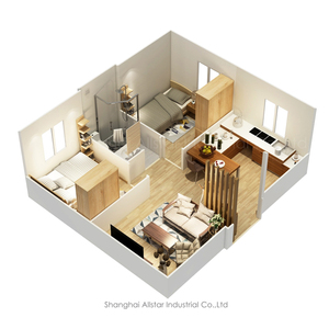 Casa Prefabricada Plegable Fácil de Montar, Contenedor Expandible, Villa Móvil Aislada, Vivienda Prefabricada de 2 Dormitorios - Product Image 6