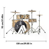 High Quality Painted PVC Polyhedron Series Professional Hand Percussion Acoustic Drum Kit New Model at a Good Price