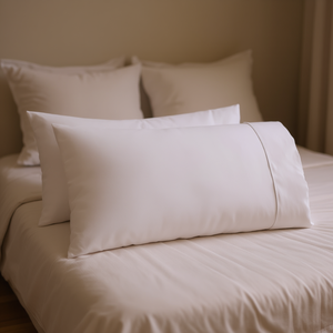 Cotton <b>Pillowcases</b> <b>King</b> <b>Size</b> Solid Color Envelope Closure Home Use - Product Image 2