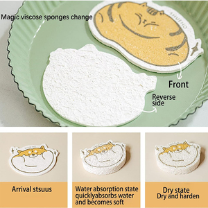 Fabricant drôle d'<span class=keywords><strong>éponge</strong></span> de cellulose de cuisine <span class=keywords><strong>Éponge</strong></span> de pâte de bois <span class=keywords><strong>Éponge</strong></span>s absorbantes anti-rayures <span class=keywords><strong>pour</strong></span> le nettoyage ménager bricolage - Product Image 5