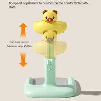 Plateforme de bain debout pour bébé, tabouret de bain pour enfant, support de douche avec fond en PP