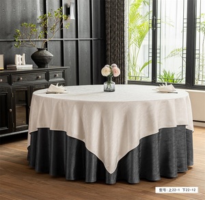 Mantel <span class=keywords><strong>Rectangular</strong></span> Grande con Diseño Redondo <span class=keywords><strong>para</strong></span> Banquetes de Hotel, Bodas y Eventos, Caminos de <span class=keywords><strong>Mesa</strong></span> al por Mayor - Product Image 2