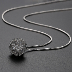 Set di <span class=keywords><strong>Gioielli</strong></span> LUOTEEMI con Girasole e Zirconi Colorati per Ragazze, Set di Orecchini e Collana, Nuova Moda - Product Image 5
