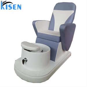 Sillón de Pedicura Eléctrico con Hidromasaje Gris, Spa para Pies - Product Image 4