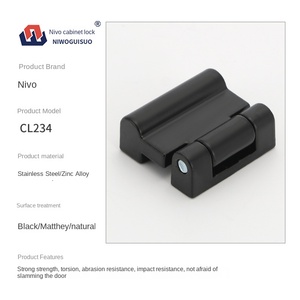 NIWO CL234インダストリアルドアマウント家具ヒンジ配布ボックスとネットワークキャビネット用小型4穴/リーフ - Product Image 5