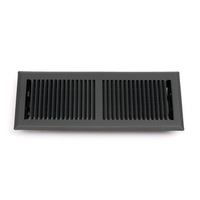 Grille de ventilation réglable en fer de haute qualité 4*12 pour système de climatisation centralisée CVC