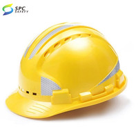 Casque de sécurité pour mineur souterrain avec réflecteur de tête ABS, idéal pour atelier d'ingénierie mécanique, avec bande réfléchissante