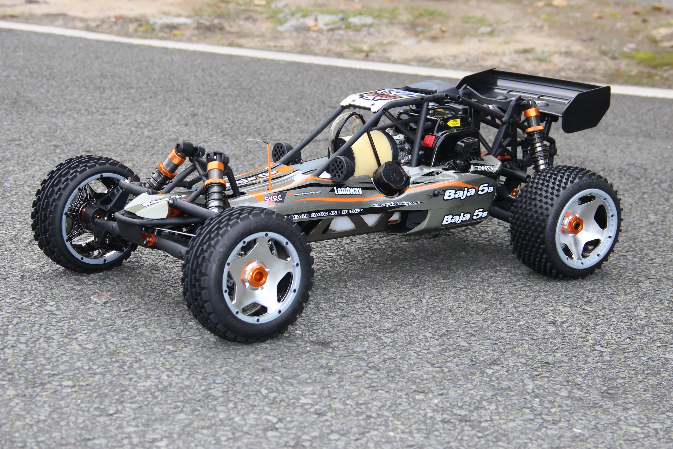 1/5 Scale Petrol RC Buggy Car 30CC Off-Road RTR for Big Boys