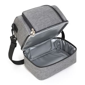 Sac isotherme portable grande capacité en aluminium épais pour le déjeuner en extérieur, idéal pour les employés de bureau - Product Image 3